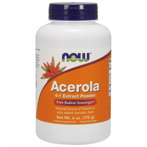 NOW Acerola 4:1 Extract Powder (170 гр) - Ацерола