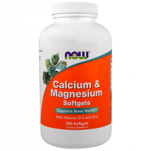 NOW Calcium & Magnesium with Vitamin D-3 and Zinc