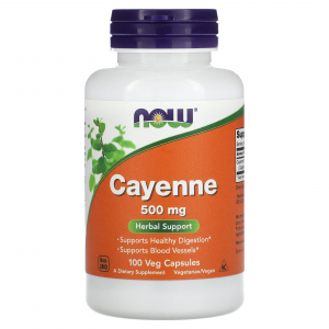 NOW Cayenne 500 mg - Кайенский перец