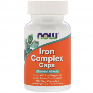 NOW Iron Complex Caps