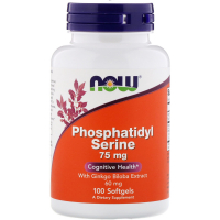 NOW Phosphatidyl Serine 75 mg – Фосфатидилсерин