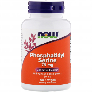 NOW Phosphatidyl Serine 75 mg – Фосфатидилсерин