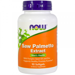NOW Saw Palmetto Extract With Pumpkin Seed Oil and Zinc