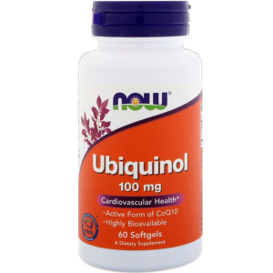 NOW Ubiquinol 100 mg - Убихинол