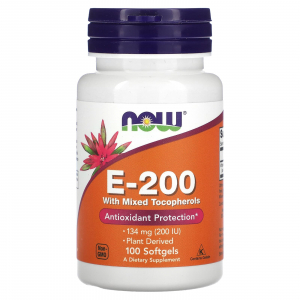NOW Vitamin E-200 Mixed Toc