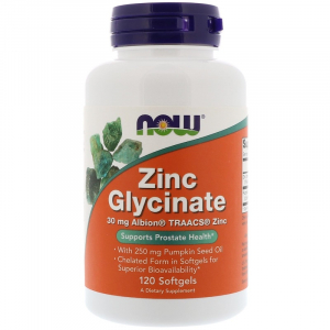 NOW Zinc Glycinate - Глицинат цинка