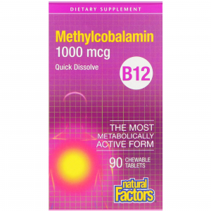 Natural Factors B12 Methylcobalamin 1000 mcg