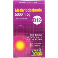 Natural Factors B12 Methylcobalamin 5000 mcg