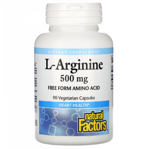 Natural Factors L-Arginine 500 mg