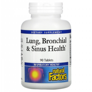 Natural Factors Lung, Bronchial & Sinus Health - Здоровье дыхательных путей