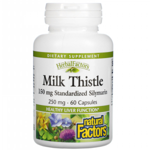 Natural Factors Milk Thistle 250 mg
