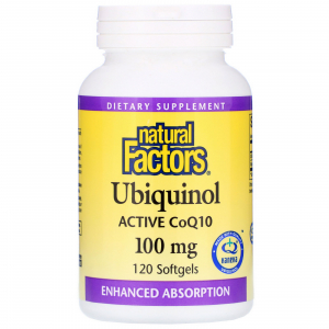 Natural Factors Ubiquinol Active CoQ10 100 mg