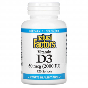 Natural Factors Vitamin D3 2000 IU