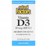 Natural Factors Vitamin D3 Drops 400 IU (15 ml)