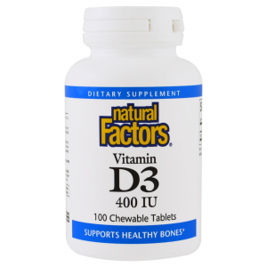Natural Factors Vitamin D3 400 IU