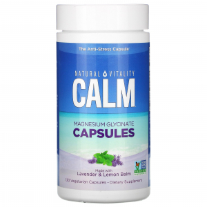 Natural Vitality Calm Magnesium Glycinate Capsules