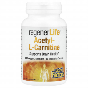 Natural Factors Acetyl-L-Carnitine 500 mg