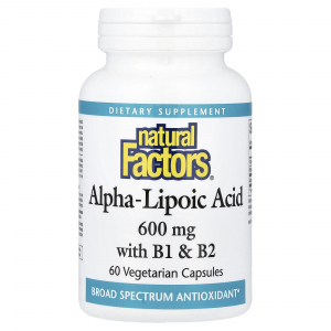 Natural Factors Alpha-Lipoic Acid 600 mg - Альфа-липоевая кислота