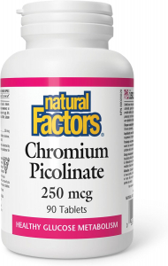 Natural Factors Chromium Picolinate 250 mcg - Пиколинат хрома