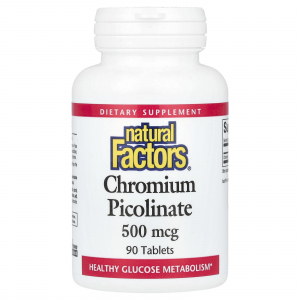 Natural Factors Chromium Picolinate 500 mcg - Пиколинат хрома
