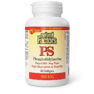Natural Factors PS Phosphatidylserine 100 mg – Фосфатидилсерин