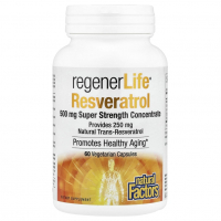 Natural Factors RegenerLife Resveratrol 500 mg - Ресвератрол