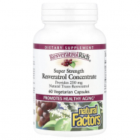 Natural Factors Resveratrol Concentrate 500 mg