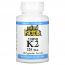 Natural Factors Vitamin K2 100 mcg