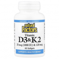 Natural Factors Vitamin D3&K2