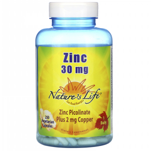 Nature's Life Zinc Picolinate 30 mg