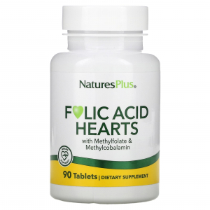NaturesPlus Folic Acid Hearts - фолиевая кислота