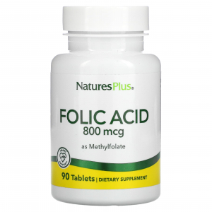 NaturesPlus Folic Acid as Methylfolate 800 mcg - Фолиевая кислота