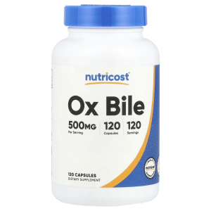 Nutricost Ox Bile 500 mg - Бычья желчь