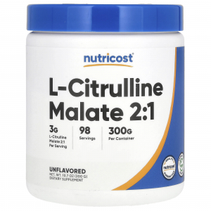 Nutricost L-Citrulline Malate (300 гр) - L-цитруллин малат