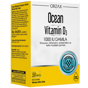 ORZAX Ocean Vitamin D3 1000 IU Drop (50 ml)