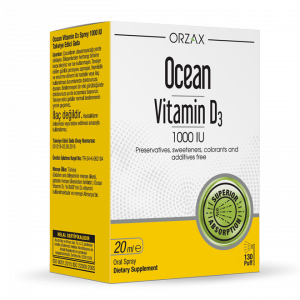 ORZAX Ocean Vitamin D3 1000 IU Spray (20 ml)
