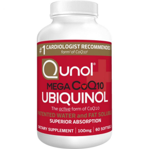 Qunol Mega CoQ10 Ubiquinol 100 mg - Убихинол