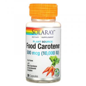 Solaray Food Carotene 500 mcg (10,000 IU)