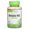 Solaray Betaine HCL with Pepsin 650 mg
