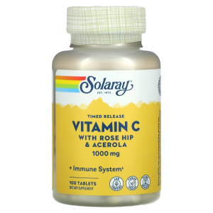 Solaray Timed Release Vitamin C 1000 mg