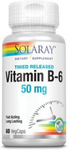 Solaray Vitamin B-6 50 mg TR