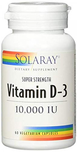 Solaray Vitamin D3 10000 IU