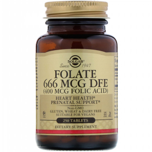 Solgar Folic Acid 400 mcg - Фолиевая кислота