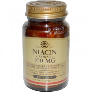 Solgar Niacin 100 mg - Витамин B3