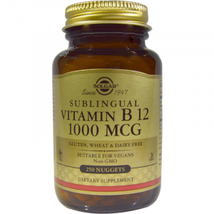 Solgar Sublingual Vitamin B 12 1000 mcg - Цианокобаламин