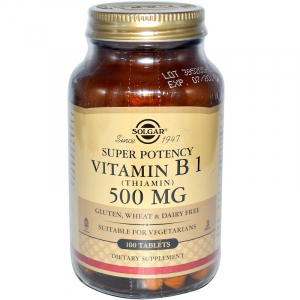 Solgar Vitamin B1 (Thiamin) 500 mg - Тиамин