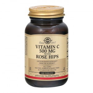 Solgar Vitamin C 500 mg with Rose Hips