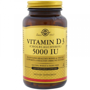 Solgar Vitamin D3 5000 IU капс
