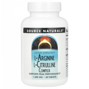 Source Naturals L-Arginine L-Citrulline Complex 1000 mg