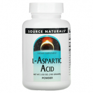Source Naturals L-Aspartic Acid Powder (100 gr) - L-аспарагиновоя кислота